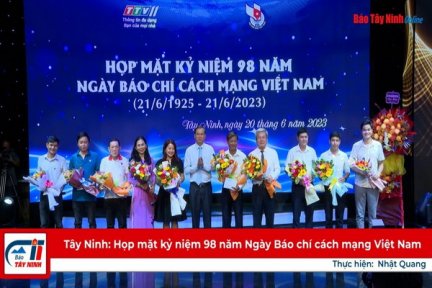 Tây Ninh: Họp mặt kỷ niệm 98 năm Ngày Báo chí cách mạng Việt Nam