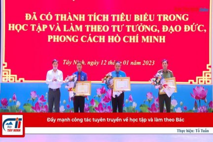 Đẩy mạnh công tác tuyên truyền về học tập và làm theo Bác