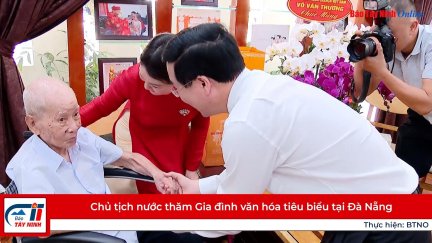 Chủ tịch nước thăm Gia đình văn hóa tiêu biểu tại Đà Nẵng