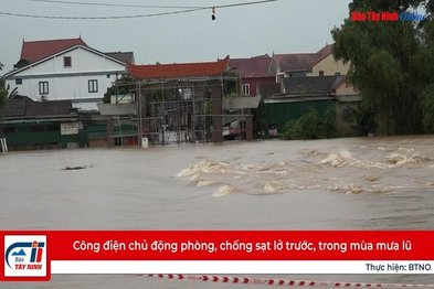 Công điện chủ động phòng, chống sạt lở trước, trong mùa mưa lũ