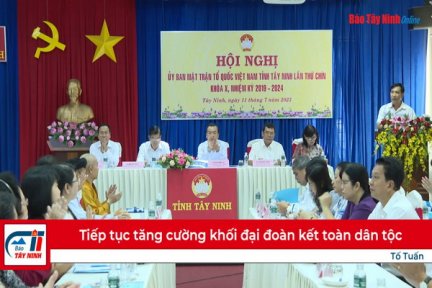 Tiếp tục tăng cường khối đại đoàn kết toàn dân tộc