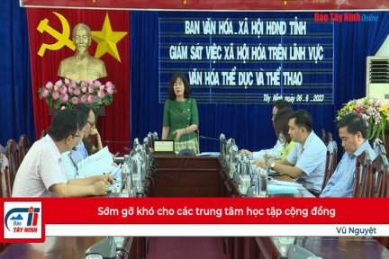 Sớm gỡ khó cho các trung tâm học tập cộng đồng