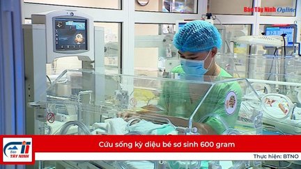 Cứu sống kỳ diệu bé sơ sinh 600 gram