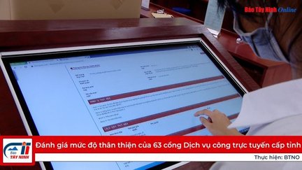 Đánh giá mức độ thân thiện của 63 cổng Dịch vụ công trực tuyến cấp tỉnh