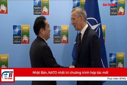 Nhật Bản, NATO nhất trí chương trình hợp tác mới