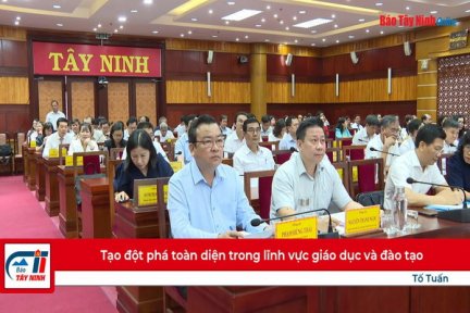 Tạo đột phá toàn diện trong lĩnh vực giáo dục và đào tạo