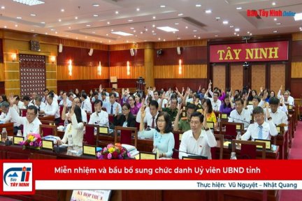 Miễn nhiệm và bầu bổ sung chức danh Uỷ viên UBND tỉnh