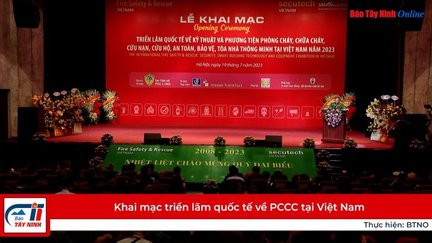 Khai mạc triển lãm quốc tế về PCCC tại Việt Nam