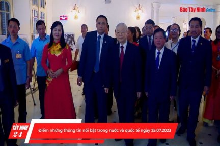 Điểm những thông tin nổi bật trong nước và quốc tế ngày 25.07.2023