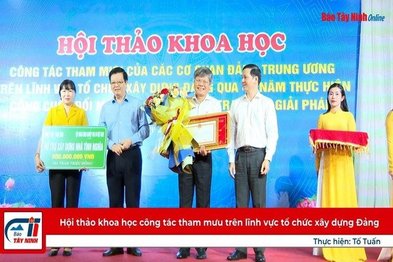 Hội thảo khoa học công tác tham mưu trên lĩnh vực tổ chức xây dựng Đảng