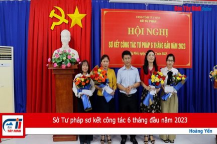 Sở Tư pháp sơ kết công tác 6 tháng đầu năm 2023