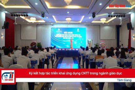 Ký kết hợp tác triển khai ứng dụng CNTT trong ngành giáo dục