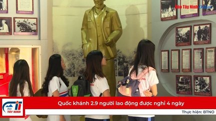 Quốc khánh 2.9 người lao động được nghỉ 4 ngày