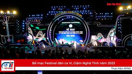 Bế mạc Festival dân ca Ví, Giặm Nghệ Tĩnh năm 2023