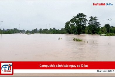 Campuchia cảnh báo nguy cơ lũ lụt