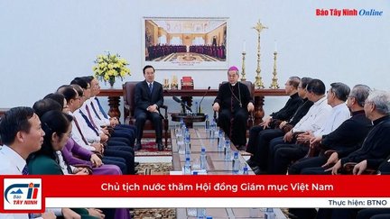 Chủ tịch nước thăm Hội đồng Giám mục Việt Nam