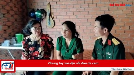 Chung tay xoa dịu nỗi đau da cam