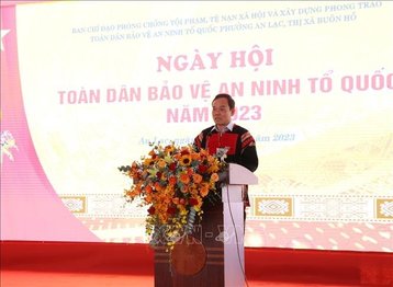 Ngày hội Toàn dân bảo vệ an ninh Tổ quốc tại Đắk Lắk