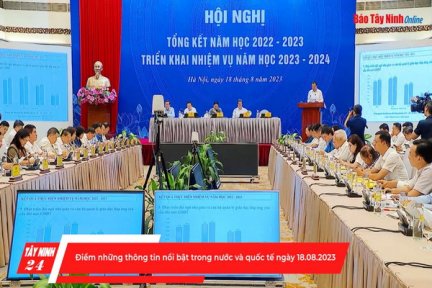 Điểm những thông tin nổi bật trong nước và quốc tế ngày 18.8.2023