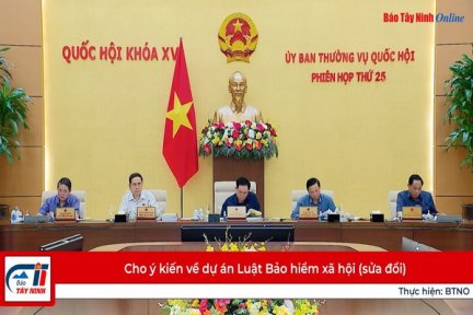 Cho ý kiến về dự án Luật Bảo hiểm xã hội (sửa đổi)