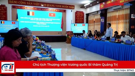 Chủ tịch Thượng viện Vương quốc Bỉ thăm Quảng Trị