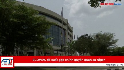 ECOWAS đề xuất gặp chính quyền quân sự Niger