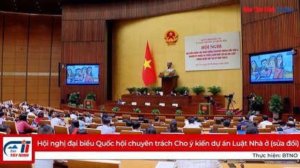 Hội nghị đại biểu Quốc hội chuyên trách Cho ý kiến dự án Luật Nhà ở (sửa đổi)