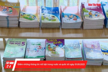 Điểm những thông tin nổi bật trong nước và quốc tế ngày 01.9.2023