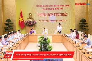 Điểm những thông tin nổi bật trong nước và quốc tế ngày 08.9.2023