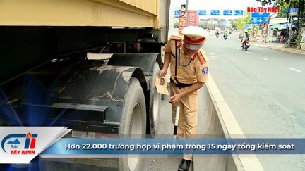 Hơn 22.000 trường hợp vi phạm trong 15 ngày tổng kiểm soát