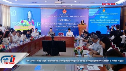 Tôn vinh Tiếng việt – Dấu mốc trong đời sống của cộng đồng người Việt Nam ở nước ngoài