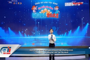Hơn 130 thí sinh tham gia vòng sơ loại chương trình "Tìm kiếm tài năng MC nhí" tại Tây Ninh