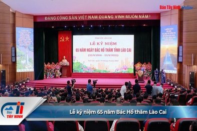 Lễ kỷ niệm 65 năm Bác Hồ thăm Lào Cai