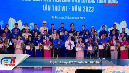 Tuyên dương 420 Thanh niên tiên tiến