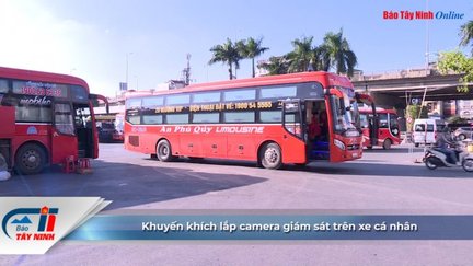 Khuyến khích lắp camera giám sát trên xe cá nhân