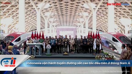 Indonesia vận hành tuyến đường sắt cao tốc đầu tiên ở Đông Nam Á