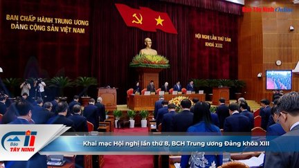 Khai mạc Hội nghị lần thứ 8, BCH Trung ương Đảng khóa XIII