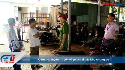 Kiểm tra, tuyên truyền về pccc tại các khu chung cư