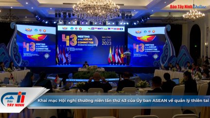 Khai mạc Hội nghị thường niên lần thứ 43 của Ủy ban ASEAN về quản lý thiên tai