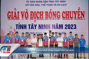 Kết thúc Giải vô địch bóng chuyền tỉnh Tây Ninh