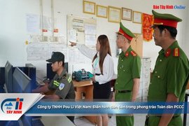 Công ty TNHH Pou Li Việt Nam: Điển hình tiên tiến trong phong trào Toàn dân PCCC