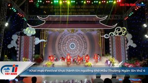 Khai mạc Festival thực hành tín ngưỡng thờ Mẫu Thượng Ngàn lần thứ 4