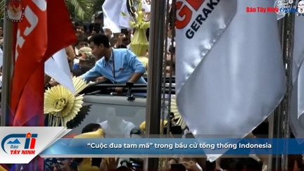 “Cuộc đua tam mã” trong bầu cử tổng thống Indonesia