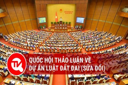 Quốc hội tiếp tục thảo luận về Luật Đất đai (sửa đổi)