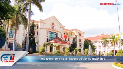 Thủ tướng làm việc với Thường vụ tỉnh ủy Thanh Hóa