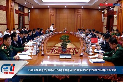 Họp Thường trực BCĐ Trung ương về phòng, chống tham nhũng, tiêu cực