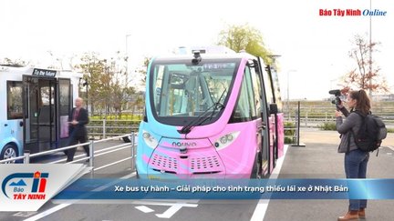 Xe bus tự hành – Giải pháp cho tình trạng thiếu lái xe ở Nhật Bản