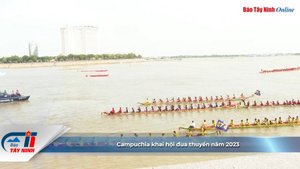 Campuchia khai hội đua thuyền năm 2023