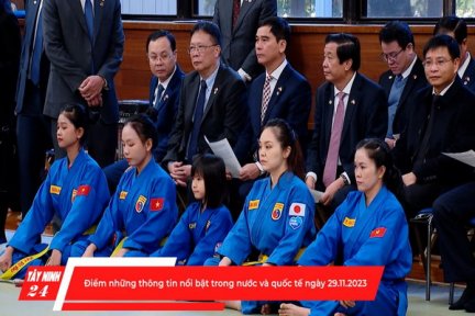 Điểm những thông tin nổi bật trong nước và quốc tế ngày 29.11.2023