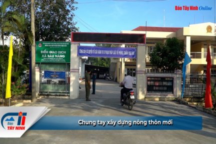 Chung tay xây dựng nông thôn mới